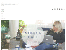 Tablet Screenshot of monicahall.com